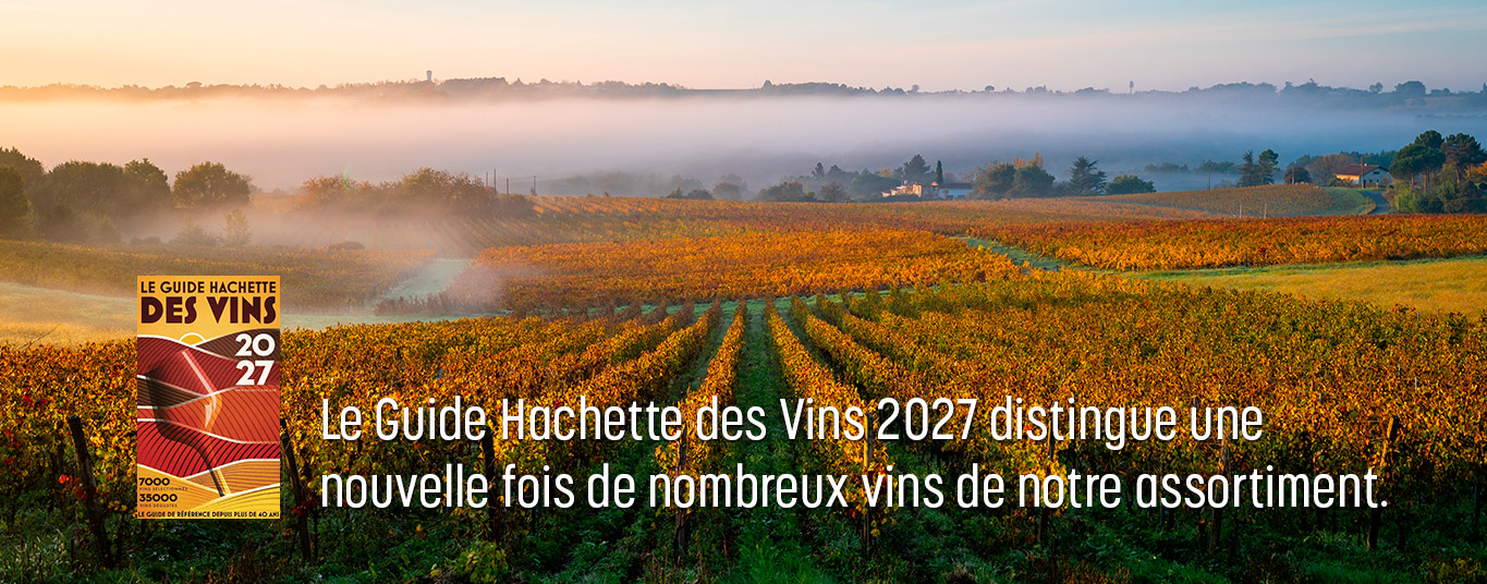 Guide Hachette des Vins 2027 – vins français primés en promotion chez Magnus