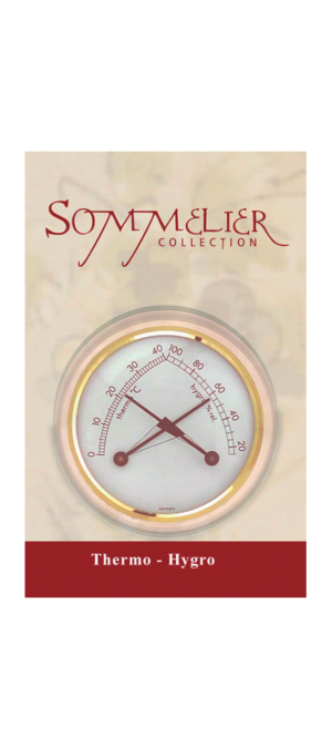 KELDER THERMOMETER/HYGROMETER 'SOMMELIER'