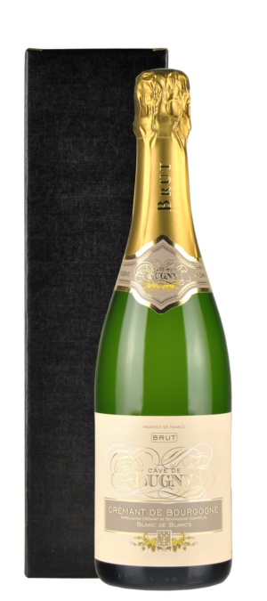 Boite cadeau Scatola avec 1 bouteille Cremant de Bourgogne