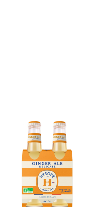 DELICATE GINGER ALE, Hysope, 4 x 20 cl.