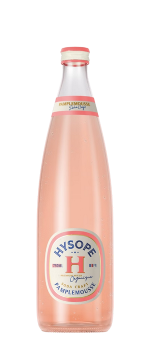 PINK GRAPEFRUIT CRAFT SODA, Hysope, 75 cl.