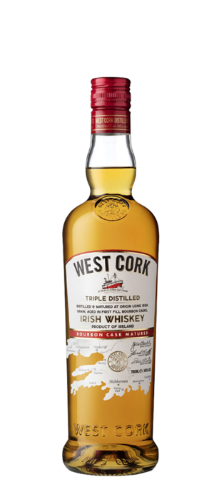 WEST CORK Bourbon Cask Irish Blend Whisky 40° WHISKY